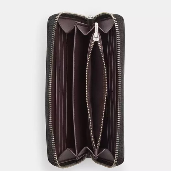 NWT Coach Long Zip Around Wallet With Floral Print - Picture 4 of 4